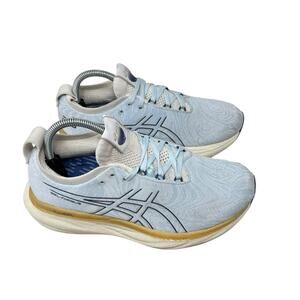 Asics Gel Nimbus 25 Nagino Blue Athletic Running Sneakers Walking Gym Womens 9